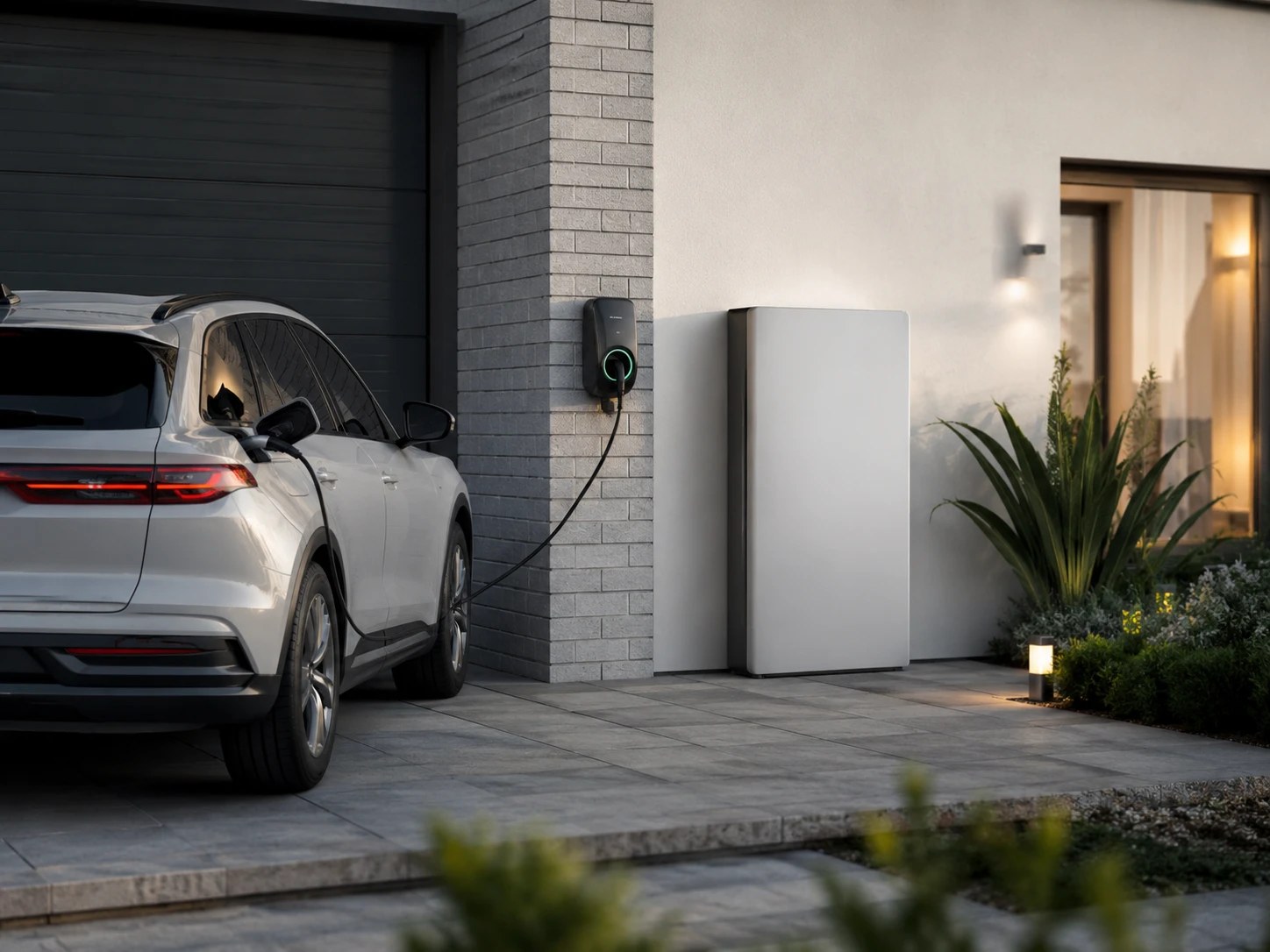 Borne de recharge à domicile pour véhicule électrique